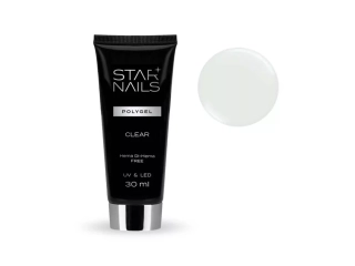 UV/LED Polygel Starnails - Hema Di-Hema Free, 30ml - 001, Clear