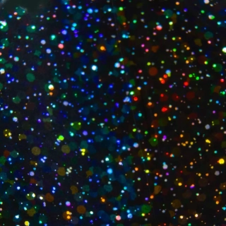 Zdobicí fólie na nehty - Holographic Black  Dots, 100cm