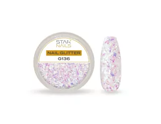 Nail Art zdobení - glitter - G136