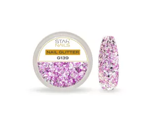 Nail Art zdobení - glitter - G139