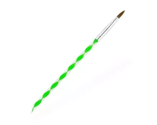 Štětec na akryl Nylon Green, #4 - zelený
