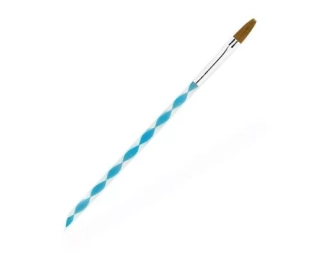 Štětec na akryl Nylon Blue, #12- modrý