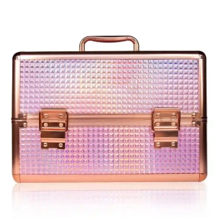 Kosmetický kufr - Unicorn Rose Golden, M