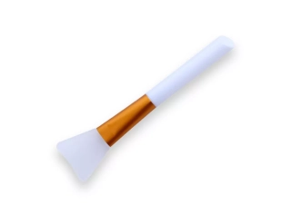 Aplikátor na parafín/ pleťovou masku White - silikonový