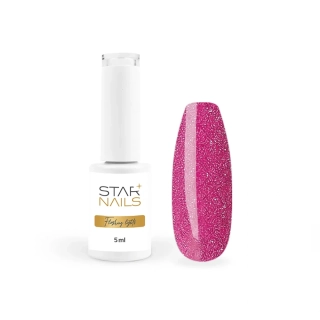 UV/LED Gel Polish Flashing Lights, 5ml - 017, Cadillac - fuchsiově růžový gel lak