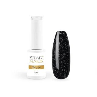 UV/LED Gel Polish Flashing Lights, 5ml - 022, Mirage - sametově černý gel lak