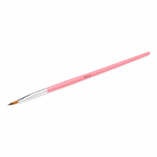 Štětec na akryl Natural Pink, #6 - přírodní vlas