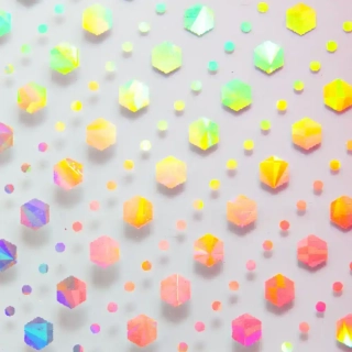 Zdobicí fólie na nehty - Holo Points, 100cm