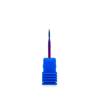 Nail Drill Bit D015 - diamantová fréza, plamínek, středně hrubá