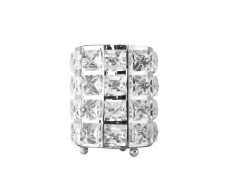 Stojan na kosmetické štětce a pomůcky Glamour Silver
