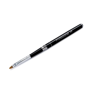 Štětec na UV gel, Black - Flat #2