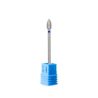 Nail Drill Bit D021 - diamantová fréza, plamínek, středně hrubá