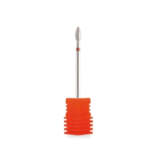 Nail Drill Bit D022 - diamantová fréza, plamínek, jemná
