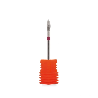 Nail Drill Bit D023 - diamantová fréza, plamínek, jemná