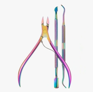 Sada 3 nástrojů pro pedikúru Multicolor