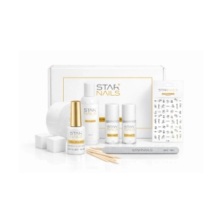 Sada STARNAILS Gel Polish Starter Set - univerzální základ pro modeláž gel lakem bez lampy