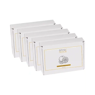Sada STARNAILS Cosmetic Paraffin Wax Orange, 6x400 ml - zvýhodněné balení 6 ks parafínový vosk