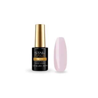 UV/LED Smart Flex Base Cover, 6ml, 003 - Porcelain Pink - podkladová fiber báze, světle růžová