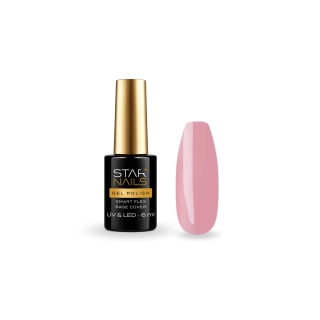 UV/LED Smart Flex Base Cover, 6ml, 008 - Naked Beauty - podkladová fiber báze, natural růžová
