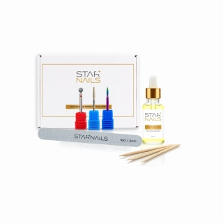 Sada STARNAILS Cuticle & Fine Detail Set - sada fréz pro jemnou manikúru