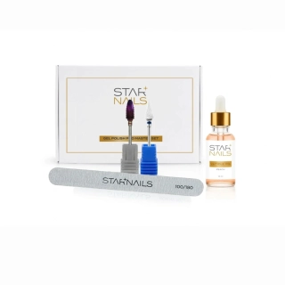 Sada STARNAILS Gel Polish Pro Master Set - sada fréz pro odstranění gel laku