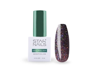 UV/LED Gel Polish Sensitive Line, 6ml, 626 - Nero