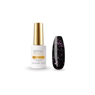 UV/LED Gel Polish Fairy Effect Finish, 6ml, 008 - Partygoer  -  efektový závěrečný gel lak