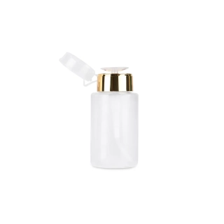 Plastový dávkovač s pumpičkou, 150ml - zlatý