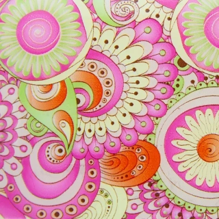 Zdobicí fólie na nehty - Retro Spring, 100cm