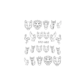 Vodolepky na nehty - Animals STZ-652