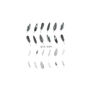 Vodolepky na nehty - Feathers STZ-644