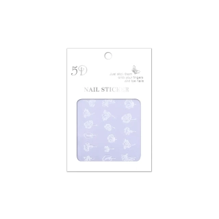 Samolepky na nehty 5D - Flowers ZD3075