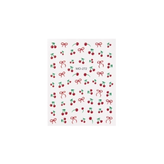Samolepky na nehty 5D - Cherries MO-272