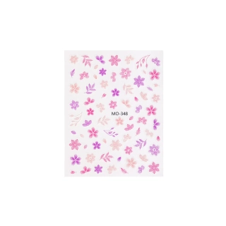 Samolepky na nehty 5D - Flowers MO-348