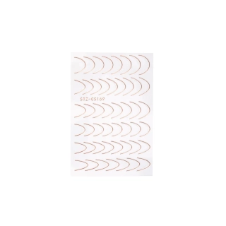 Samolepky na nehty French Rose Gold - STZ-CS169