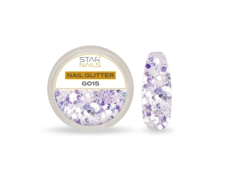 Nail Art zdobení - glitter - G015