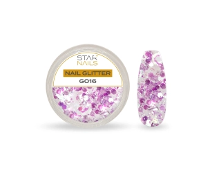 Nail Art zdobení - glitter - G016