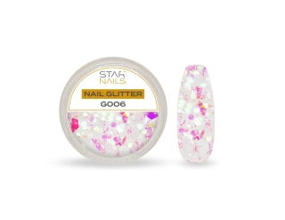 Nail Art zdobení - glitter - G006