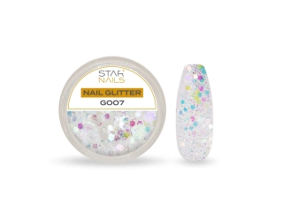 Nail Art zdobení - glitter - G007