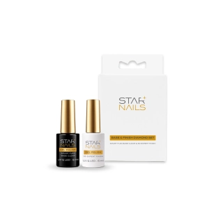 Sada STARNAILS Base and Finish Diamond Set - báze a fixační lesk