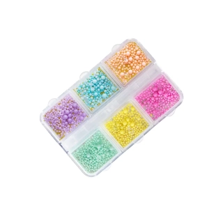 3D ozdoby na nehty – mix perliček bulion 02