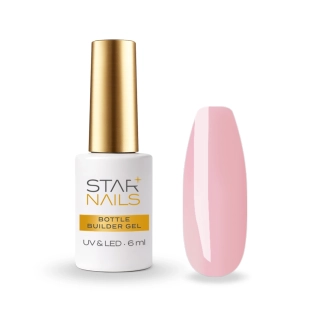 UV/LED Gel Bottle Builder, 6ml - 004, Pink Elegance - baby růžový stavební liquid gel