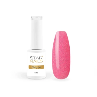 UV/LED Gel Polish Flashing Lights, 5ml - 024, Flirty - neonově žvýkačkově růžový gel lak