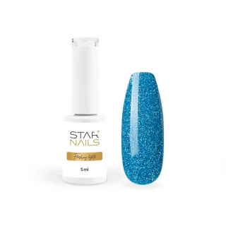 UV/LED Gel Polish Flashing Lights, 5ml - 026, Sapphire- azurově modrý gel lak