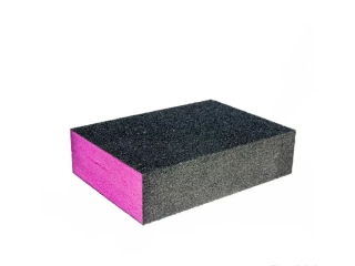 Brusný blok na pedikúru - černá/růžová