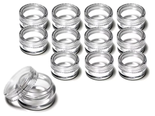 Sada prázdný kalíšek kulatý, 3ml - 9+3 ZDARMA