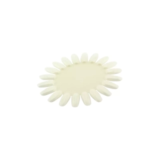 Vzorník na UV gel/gel lak/ lak, NATURAL - tvar kulatý, sluníčko malé, 1 ks