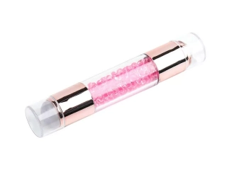 Silikonové oboustranné razítko na nehty Pinky Lux se stěrkou a destičkami