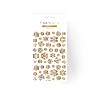 2D vodolepky/obtisky PREMIUM - F258 gold