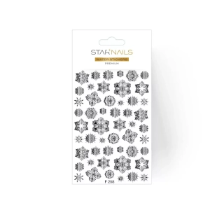 2D vodolepky/obtisky PREMIUM - F258 silver